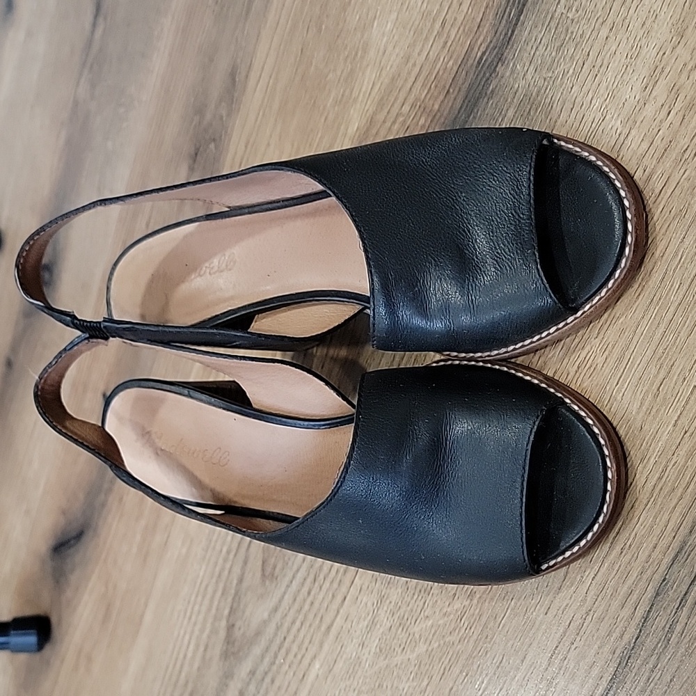 MADEWELL Katerina Slingback Sandal Black Size 10